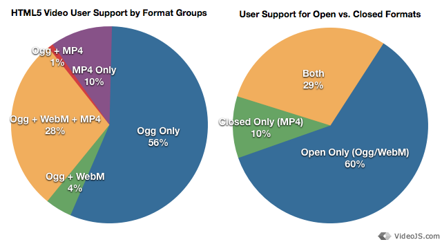 HTML5 Video Format Group Statistics